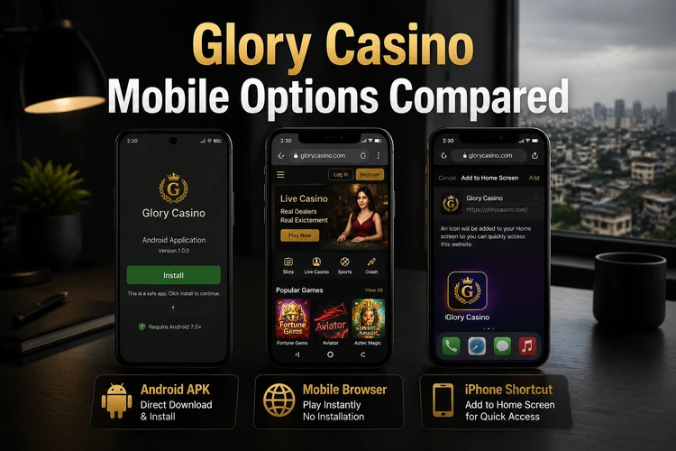 Glory Casino Mobile Options Compared
